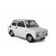 Polski Fiat 126P 1972 white, Laudoracing-Model 1/18 scale