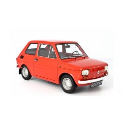 Polski Fiat 126P 1972 červená, Laudoracing-Model 1:18