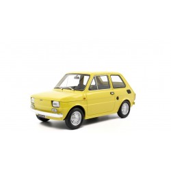 Fiat 126 1972 yellow, Laudoracing-Model 1/18 scale