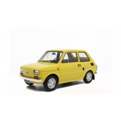 Polski Fiat 126P 1972 yellow, Laudoracing-Model 1/18 scale