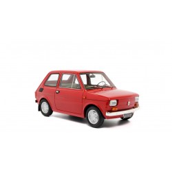 Polski Fiat 126P 1972 red, Laudoracing-Model 1/18 scale