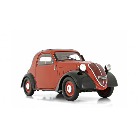 Fiat 500 A "Topolino" Trasformabile 1936 červená, Laudoracing-Model 1:18