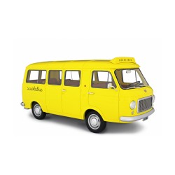 Fiat 238 1967 Scuolabus yellow, Laudoracing-Model 1/18 scale