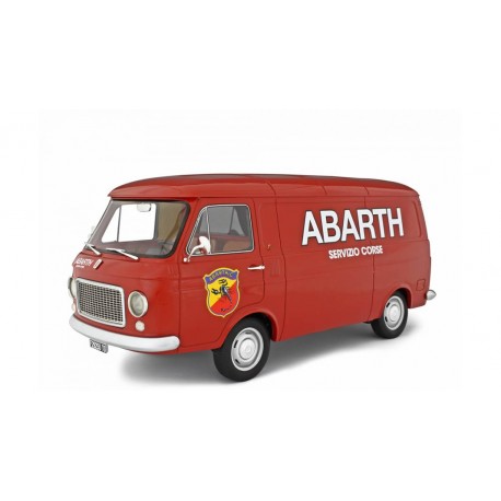 Fiat 238 VAN Abarth Servizio Corse 1970 bílá, Laudoracing-Model 1:18