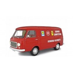 Fiat 238 VAN Assistenza Corse Scuderie Filipinetti 1970 červená, Laudoracing-Model 1:18