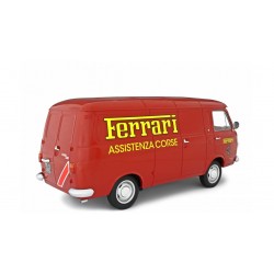 Fiat 238 VAN Assistenza Ferrari Corse 1973 červená, Laudoracing-Model 1:18