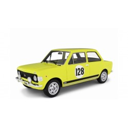 Fiat 128 rally 1971 Promo yellow, Laudoracing-Model 1/18 scale