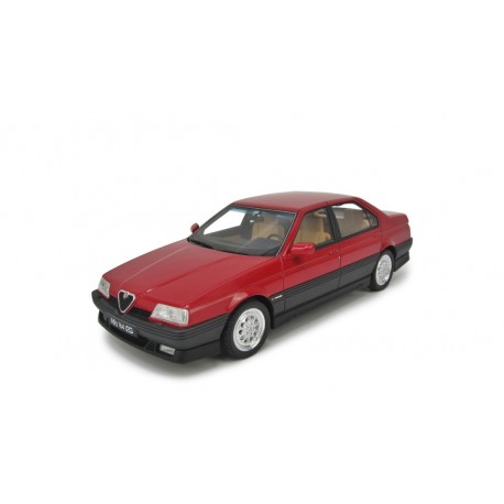 Alfa Romeo 164 3.0 V6 Q4 1993 red, Laudoracing-Model 1/18 scale