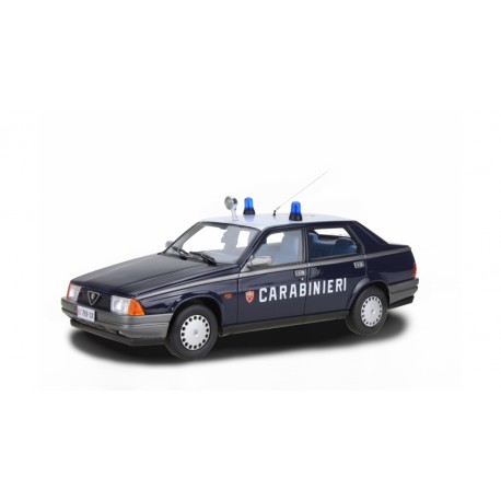 Alfa Romeo Alfa 75 1.8 IE Carabinieri 1988 dark blue, Laudoracing-Model 1/18 scale