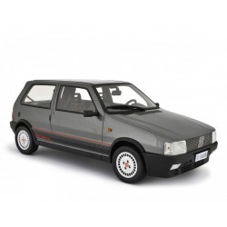Fiat Uno Turbo i.e. 1987 stříbrná, Laudoracing-Model 1:18