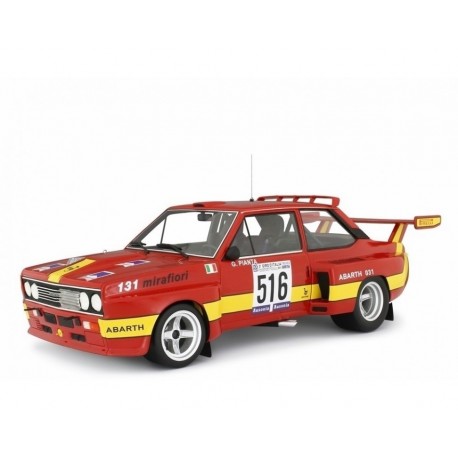 Fiat Abarth 031 Bertone Start Giro d'Italia 1975 Magione orange, Laudoracing-Model 1/18 scale