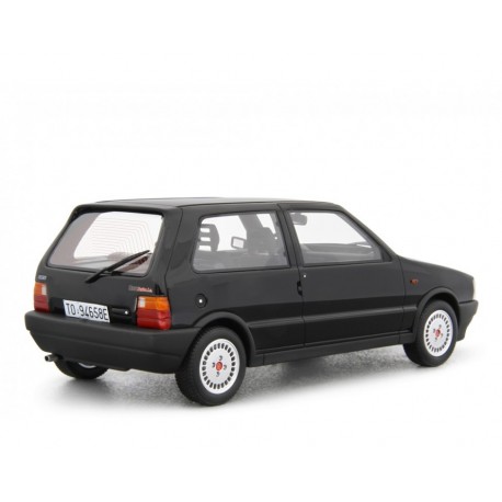 Fiat Uno Turbo i.e. 1985 black, Laudoracing-Model 1/18 scale