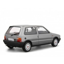 Fiat Uno Turbo i.e. 1985 silver, Laudoracing-Model 1/18 scale