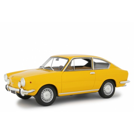 Fiat 850 Sport Coupè 1968 yellow, Laudoracing-Model 1/18 scale