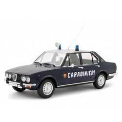 Alfa Romeo Alfetta 1.8 1975 Carabinieri dark blue, Laudoracing-Model 1/18 scale