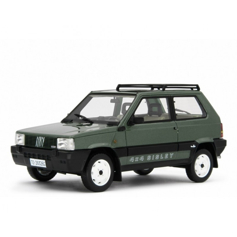 crear Inolvidable dirigir Fiat Panda 4x4 Sisley 1987 zelená - modely aut Laudoracing-Model 1:18
