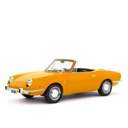 Fiat 850 Sport Spider 1968 yellow, Laudoracing-Model 1/18 scale
