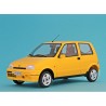 Fiat Cinquecento Sporting 1994 yellow, Laudoracing-Model 1/18 scale