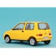 Fiat Cinquecento Sporting 1994 yellow, Laudoracing-Model 1/18 scale