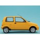Fiat Cinquecento Sporting 1994 žlutá, Laudoracing-Model 1:18