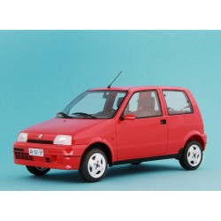 Fiat Cinquecento Sporting 1994 red, Laudoracing-Model 1/18 scale