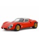 Alfa Romeo 33 Coupe Stradale 1967 Museum Version red, Laudoracing-Model 1/18 scale