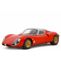 Alfa Romeo 33 Coupe Stradale 1967 Museum Version red, Laudoracing-Model 1/18 scale