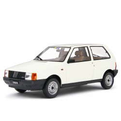 Fiat Uno 45 1983 white, Laudoracing-Model 1/18 scale