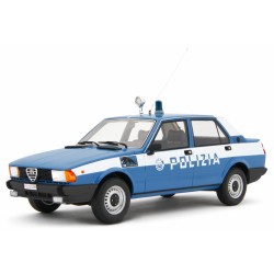 Alfa Romeo Giulietta Polizia 1.6 1977 blue, Laudoracing-Model 1/18 scale