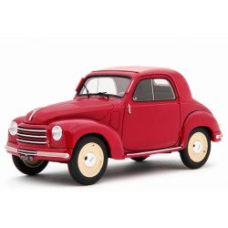 Fiat 500C Topolino 1949 red, Laudoracing-Model 1/18 scale