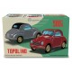 Fiat 500C Topolino 1949 red, Laudoracing-Model 1/18 scale