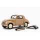 Fiat 500C Topolino 1949 beige, Laudoracing-Model 1/18 scale