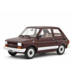 Fiat 126 1978 red, Laudoracing-Model 1/18 scale