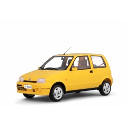 Fiat Cinquecento Sporting 1996 yellow, Laudoracing-Model 1/18 scale