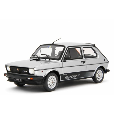 Fiat 127 Sport 1981 silver, Laudoracing-Model 1/18 scale