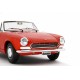 Fiat 124 Sport Spider AS 1968 červená, Laudoracing-Model 1:18