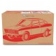 Fiat 128 Coupè 1300 SL 1972 červená, Laudoracing-Model 1:18