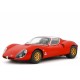 Alfa Romeo 33 Coupe Stradale 1967 Museum Version červená, Laudoracing-Model 1:12