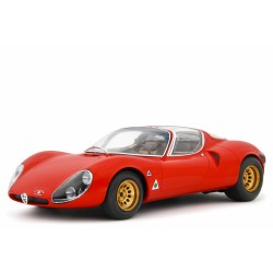 Alfa Romeo 33 Coupe Stradale 1967 Museum Version red, Laudoracing-Model 1/12 scale