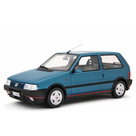 Fiat Uno Turbo i.e. 1.4 1990 blue, Laudoracing-Model 1/18 scale