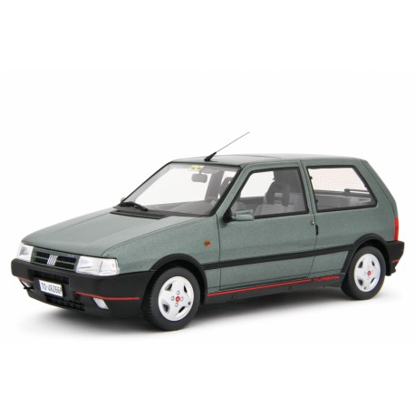 Fiat Uno Turbo i.e. 1.4 1990 stříbrná, Laudoracing-Model 1:18