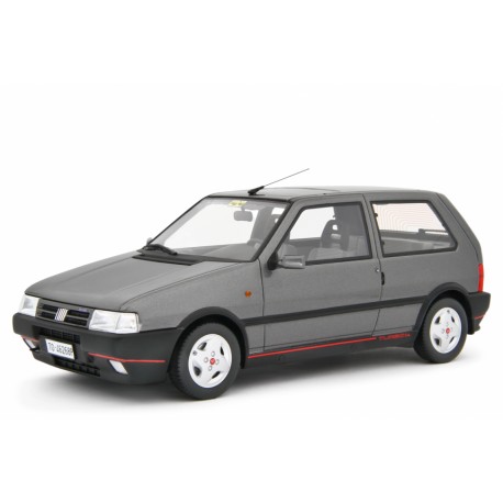 Fiat Uno Turbo i.e. 1.4 1990 grey, Laudoracing-Model 1/18 scale