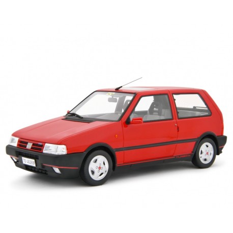 Fiat Uno Turbo i.e. 1.4 1990 red, Laudoracing-Model 1/18 scale