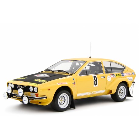 Alfa Romeo Alfetta Gr.2 Autodelta Rally 4 Regioni 1975 Svizzero - Masetto žlutá, Laudoracing-Model 1:18
