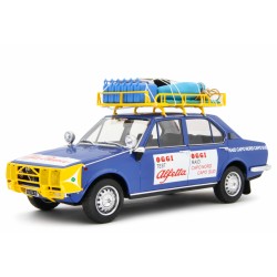 Alfa Romeo Alfetta 1.8 Raid Capo Nord Capo Sud 1973 modrá, Laudoracing-Model 1:18