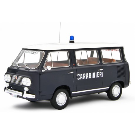 Fiat 850 Familiare Carabinieri 1965 modrá, Laudoracing-Model 1:18