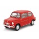 Fiat 600D Berlina 1960 red, Laudoracing-Model 1/18 scale