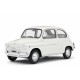 Fiat 600D Berlina 1960 white, Laudoracing-Model 1/18 scale