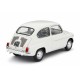Fiat 600D Berlina 1960 white, Laudoracing-Model 1/18 scale