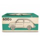 Fiat 600D Berlina 1960 white, Laudoracing-Model 1/18 scale